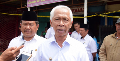 Wakil Bupati Tinjau Lokasi Kebakaran