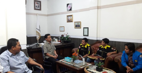 Pertemuan BEM Nusantara dengan KPU Provinsi Bengkulu