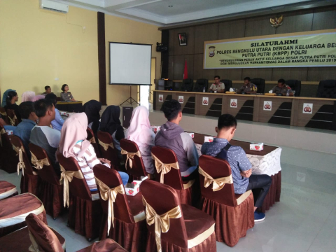 Silaturahmi antara Polres Bengkulu Utara dengan Keluarga Besar Putra Putri (KBPP) Polri