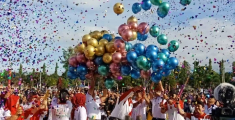 Kemeriahan Millennial Road Safety Festival Bengkulu Utara
