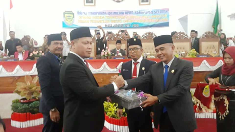 Anggota Dewan DPRD Seluma Terpilih Resmi Dilantik