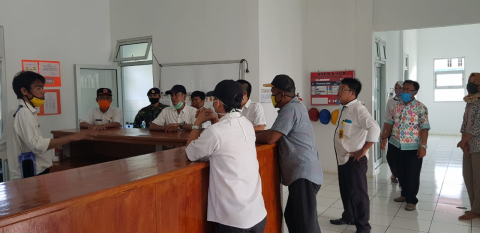 Gugus Tugas Pencegahan Covid-19 Cek Ruangan Isolasi