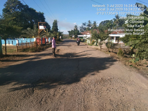 Lokasi Jalan Yang Berlobang