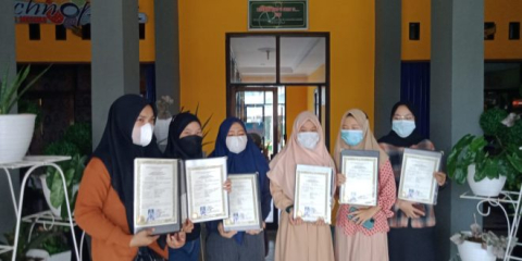 Siswa SMKN 3 Kota Bengkulu saat pengambilan Ijazah