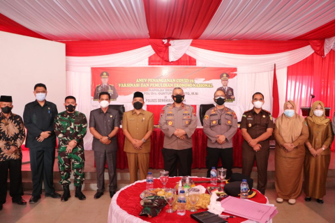 kapolda Bengkulu Bengkulu Irjen Pol Drs Guntur Setyanto M.Si saat kunjungan kerja ke Polres Bengkulu Tengah