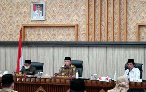 Badan Pemeriksa Keuangan (BPK) RI melakukan Entry Meeting pemeriksaan kinerja tematik secara komprehensif atau gabungan ketiga jenis pemeriksaan di Pemerintah Provinsi Bengkulu tahun anggaran (TA) 2021