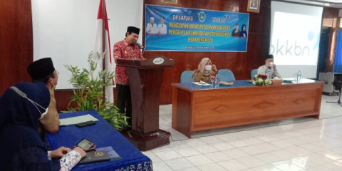Wakil Wali Kota Bengkulu Dedy Wahyudi saat Hadiri Acara Pelatihan RDK di BKKBN