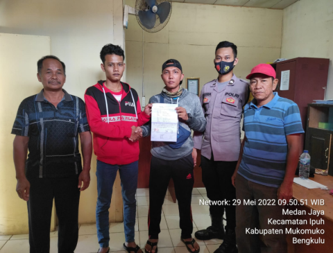 2 Warga Saling Ancam, Polres Mukomuko Lakukan Problem Solving