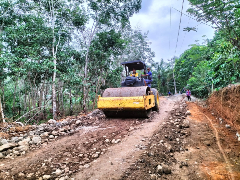 Pembangunan Jalan TMMD Capai 95 Persen