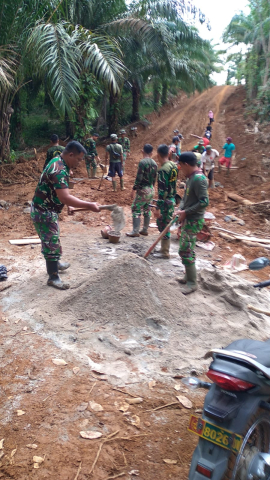 Tujuan Satgas TMMD ke 114 Pasang Gorong-gorong