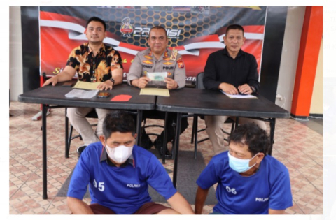 Dua terduga pelaku telah ditetapkan sebagai tersangka