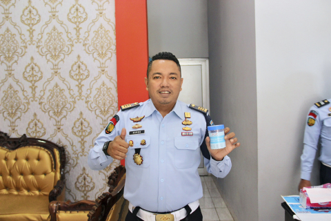 Kepala Pengamanan Lapas Ikut Tes Urine