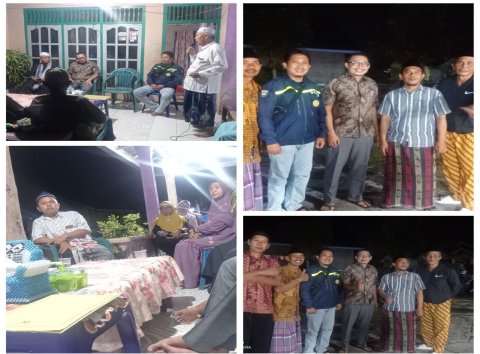 Membaur dengan Warga, Bhabinkamtibmas Polsek Muara Bangkahulu Ikuti Pengajian Rutin di Rumah RT