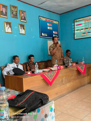 Hadiri Pelantikan Kaur Perencanaan, Polsek Lais Sampaikan Harapan