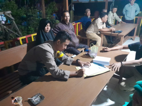 Bhabinkamtibmas Polsek Lebong Selatan Mediasi Perkara Penganiayaan Warga Binaannya