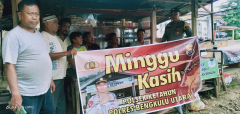 Lewat Program Minggu Kasih, Polsek Ketahun Tampung Aspirasi Warga