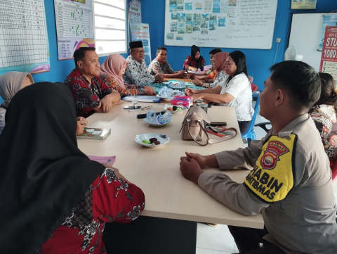 Polsek Lais Hadiri Lokakarya Mini  Penanganan Stunting di Kecamatan Lais