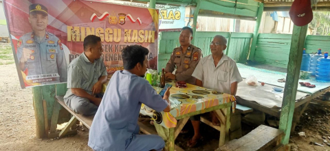 Laksanakan Program Minggu Kasih, Polsek Ketahun Tanpung Aspirasi Masyarakat