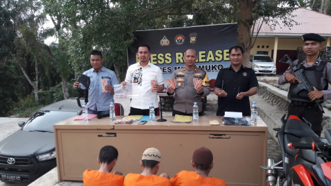 Residivis Curanmor Hingga Pengedar Obat Ilegal Ditangkap Tim Opsnal Polres Mukomuko