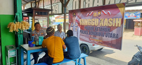 Tampung Keluhan Masyarakat Polsek Ketahun Lakukan Program Minggu Kasih
