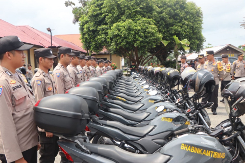 Kapolda Bengkulu Cek Pelaksanaan Ops Mantap Brata di Polres Bengkulu Selatan