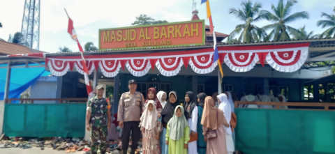 Kanit Binmas Polsek Ketahun Hadiri Pengajian Rutin BKMT Sekecamatan Ketahun