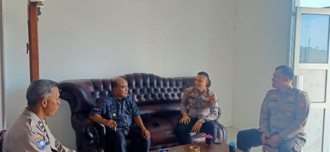 Melalui Cooling System, Ketahun Sampaikan Pesan Kamtibmas kepada Camat