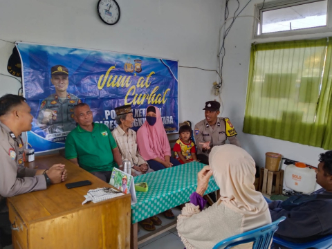 Polsek Ketahun Melaksanakan Jumat Curhat Bersama Warga dan Tampung Keluhan Warga