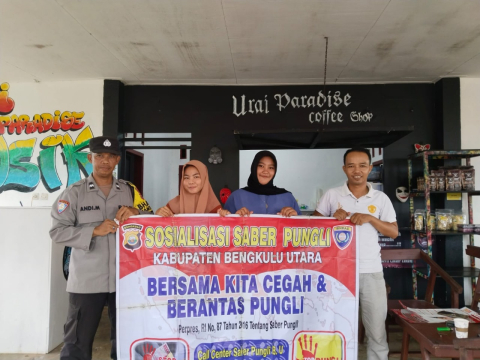 Sosialisasi Saber Pungli di Wilayah Polsek Ketahun, Upaya Cegah Pungutan Liar