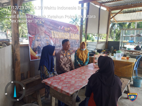 Melalui Program Minggu Kasih, Polsek Ketahun Dengar Keluhan Masyarakat