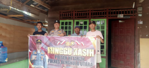 Program Minggu Kasih, Polsek Ketahun Dengar Saran dan Kritik Warga Desa Giri Kencana
