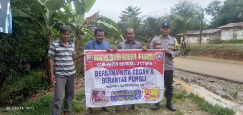 Cipta Kondisi, Polisi ini Gencar Melaksanakan  Sosialisasi Saber Pungli
