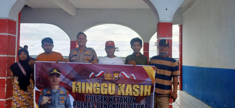 Melalui Program Minggu Kasih, Polsek Ketahun Dengar Keluhan Masyarakat