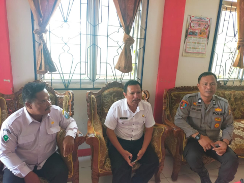 Jalin Sinergitas, Polsek Ketahun Sambang Kantor Camat Pinang Raya