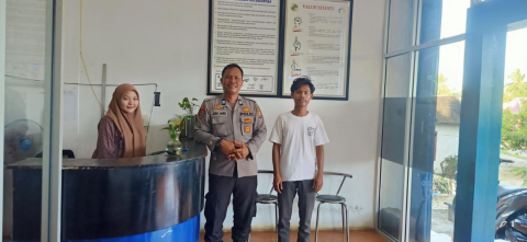 Cooling System Pemilu Damai, Polsek Ketahun Gelar Patroli Sambang Warga