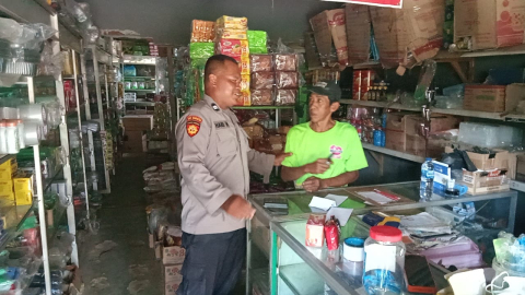 Polsek Giri Mulya Gelar Patroli Antisipasi 3C Sambangi Usaha Masyarakat