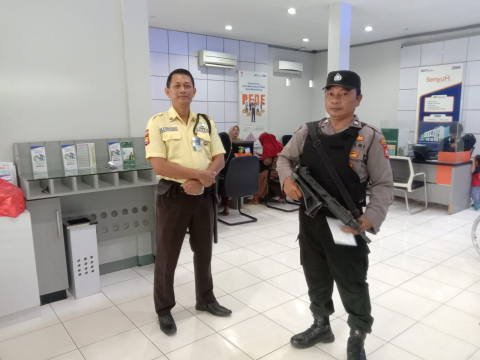 Patroli KRYD, Polsek Ketahun  Pengamanan Bank BRI Unit Ketahun
