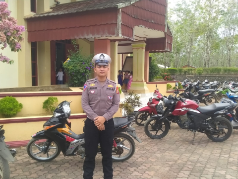 Polsek Ketahun Laksanakan Pengamanan Pam Gereja Setiap Hari Minggu
