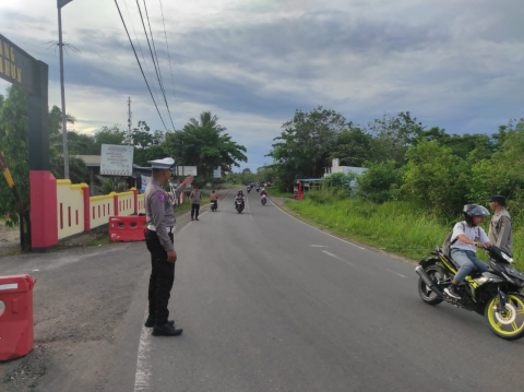 Morning Traffic Control Polsek Ketahun Ciptakan Kenyamanan Masyarakat Dalam Berkendara