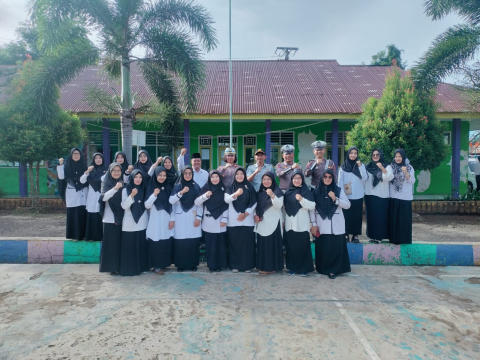 Jasa Raharja Laksanakan Sosialisasi Pengajar Peduli Keselamatan Lalu Lintas (PPKL) di MTSN 1 Bengkulu Utara