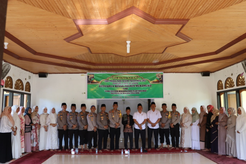 Tanamkan Wujudkan Polri Presisi Siap Kawal Pemilu, Polres Mukomuko Gelar Peringatan Isra Mikraj 