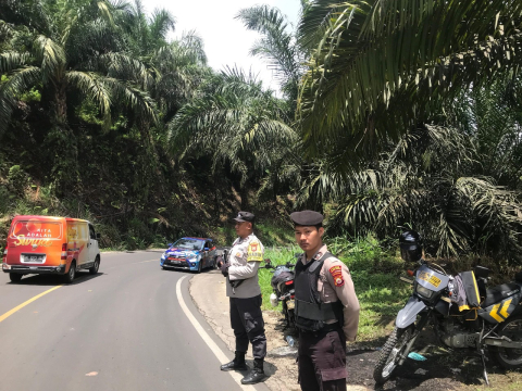 Antisipasi 3C, Polsek PU.Tanding Lakukan Patroli di Jalur Lintas Curup-Lubuklinggau