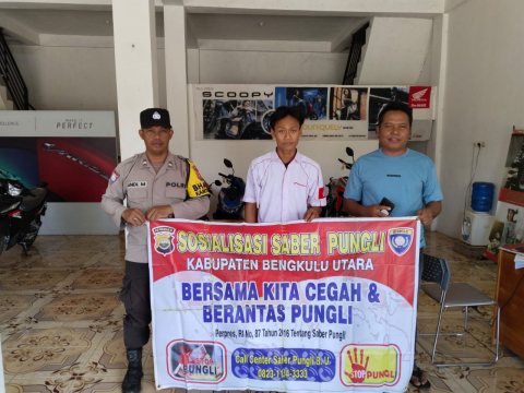 Polsek Ketahun Gencar Melaksanakan Sosialisasi Saber Pungli