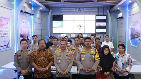Tim Puslitbang Kunjungi Polres Bengkulu Utara Dalam Rangka Strategi Pengembangan SDM Polisi Siber