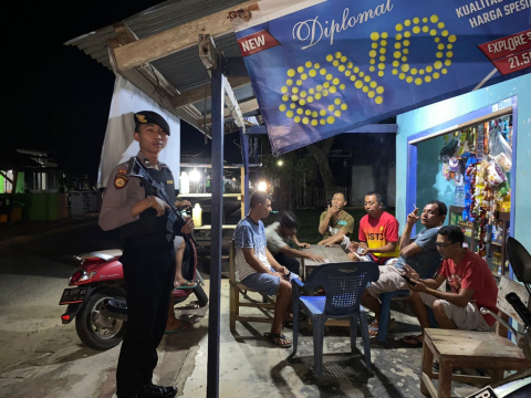 Patroli Presisi, Polres Kaur Sambang Warga Sampaikan Imbauan Cegah Kamtibmas
