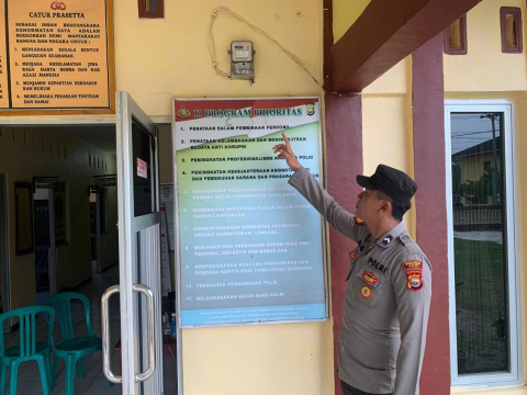 Tingkatkan Kewaspadaan, Polsek Jajaran Polres Kaur Cek Listrik Mako