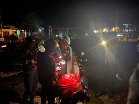 Tekan Angka Penyakit Masyarakat, Polres Kaur Patroli KRYD  