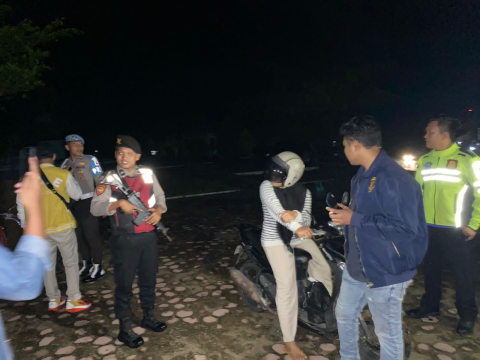 Rutin Patroli, Sat Sampta Polres Kaur Cegah AKsi Kriminal 