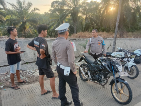 Cegah dan Antisipasi Aksi Balap Liar, Polsek Penarik Raya Giatkan Patroli 