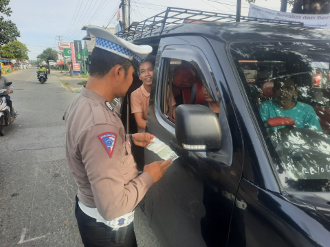 Polres Kaur Gelar Patroli, 6 Pengendara Ditilang  